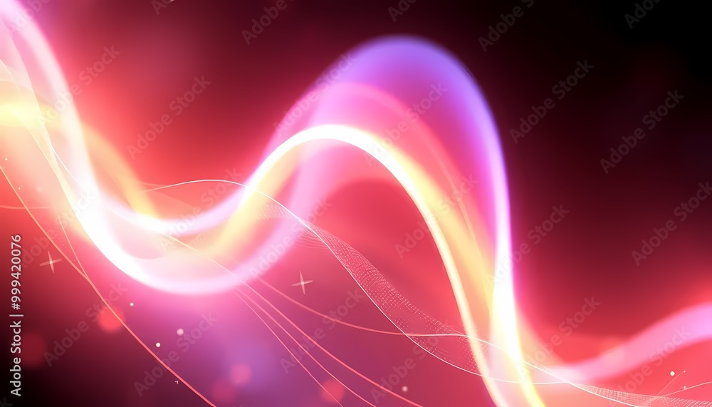 Obraz premium abstract background with glowing lines