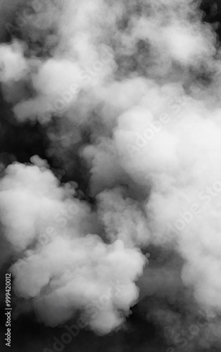 Realistic smoke fog overlay with a ghostly feel flat design top view haunted theme animation vivid