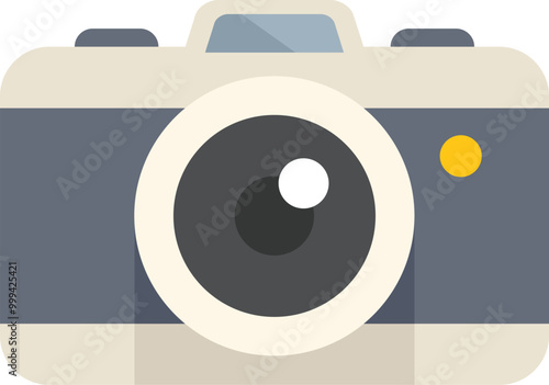 This vintage photo camera icon represents capturing memories and the art of photography
