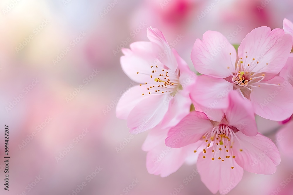 Fototapeta premium pink cherry blossom
