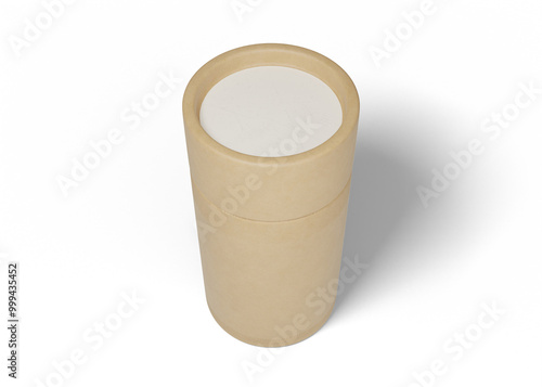 Paper Tube Packaging Mockup
