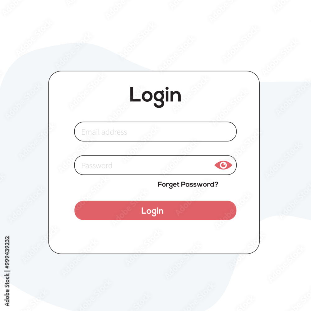 Login user interface. Sign in web element template window. Business website modern ui. Login user interface. Sign in web element template window. Business website modern ui.