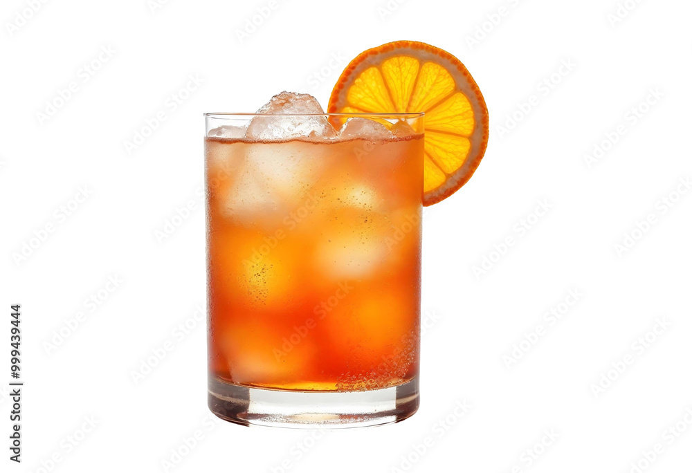 Refreshing Iced Cocktail in Crystal Glass with Orange Slice – Isolated Beverage Image for Bar, Drinks, and Summer Theme – Alcoholic and Non-Alcoholic PNG Photo Refreshing Iced Cocktail in Crystal Glass with Orange Slice – Isolated Beverage Image for Bar, Drinks, and Summer Theme – Alcoholic and Non-Alcoholic PNG Photo