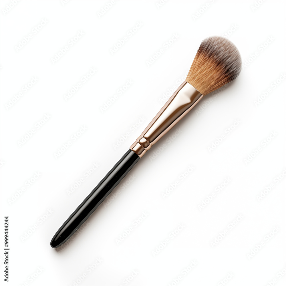 Black and Gold Makeup Brush with Soft Bristles Black and Gold Makeup Brush with Soft Bristles