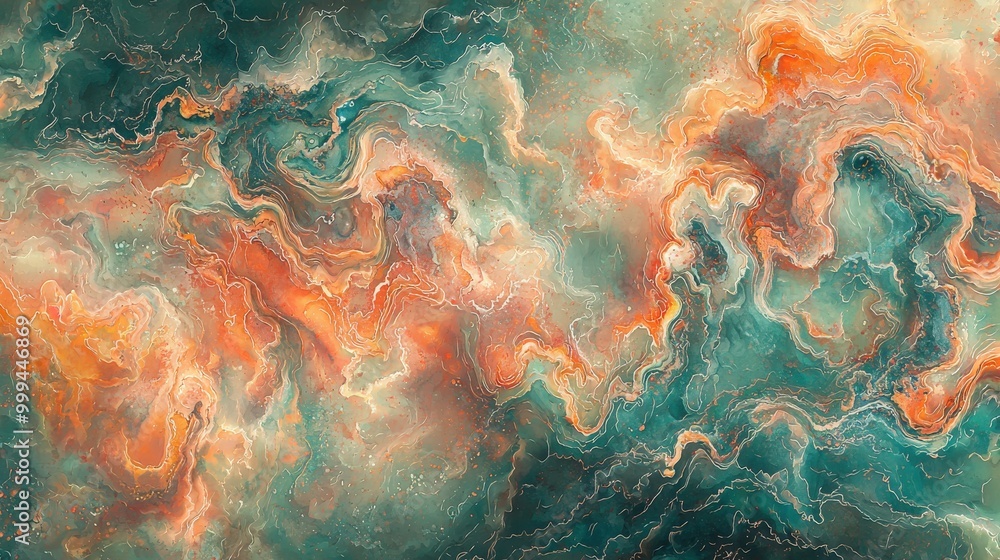 Tranquil Abstract Anime Style Background Tranquil Abstract Anime Style Background