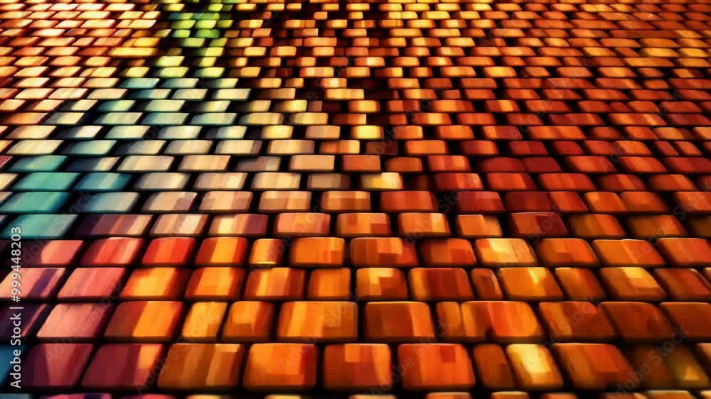 Colorful Animated Tile Pattern Background Colorful Animated Tile Pattern Background