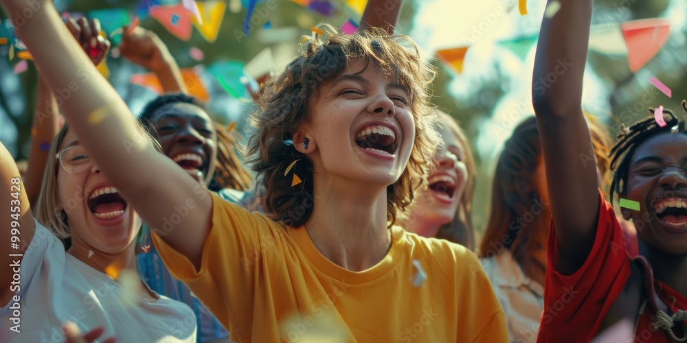 Obraz premium Celebrating Joy and Togetherness