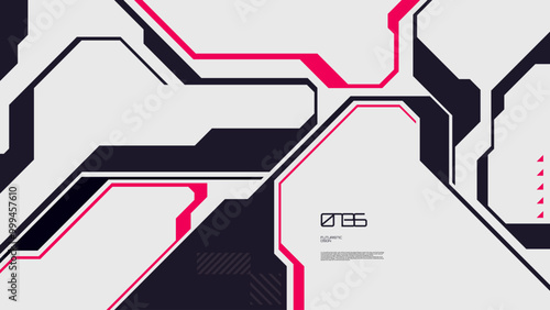 abstract sci fi modern futuristic background with geometric shape element
