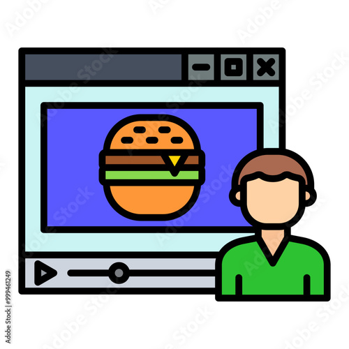 Food blogger Icon
