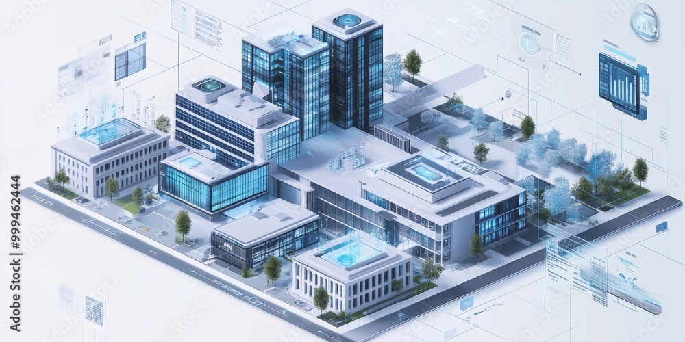 An advanced interface for intelligent buildings, showcasing responsive design elements, real-time monitoring, and tech-driven building management tools. An advanced interface for intelligent buildings, showcasing responsive design elements, real-time monitoring, and tech-driven building management tools.