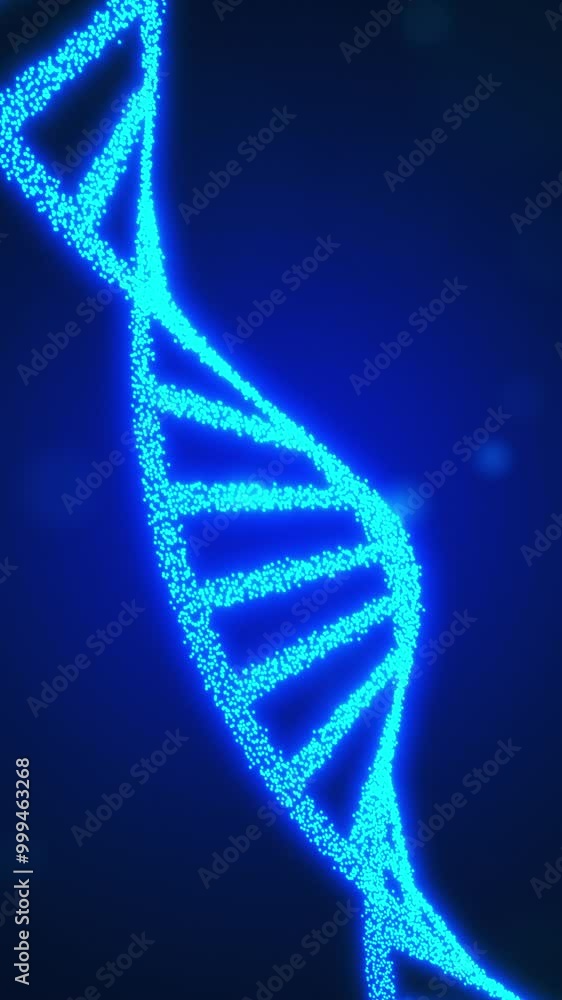 Artificial dna structure with particles Artificial dna structure with particles