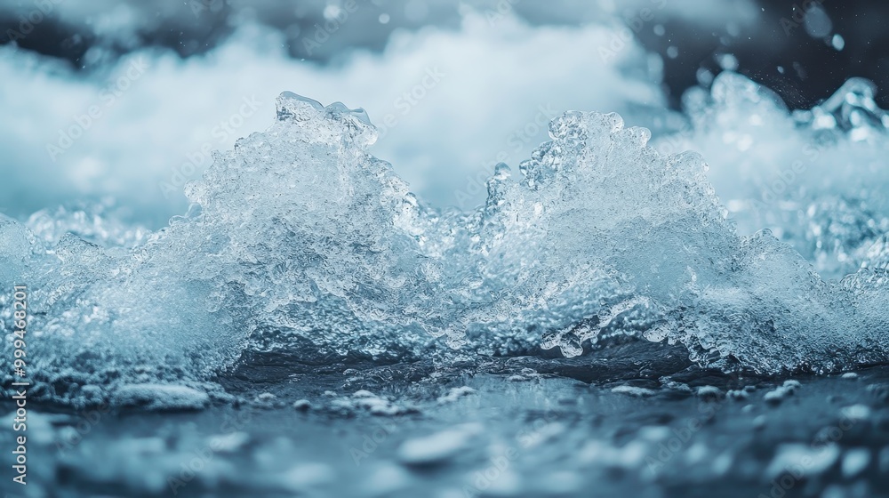 Close-up of Dynamic Water Splash with Bokeh Effect Capturing the Motion and Energy of Flowing Water Close-up of Dynamic Water Splash with Bokeh Effect Capturing the Motion and Energy of Flowing Water