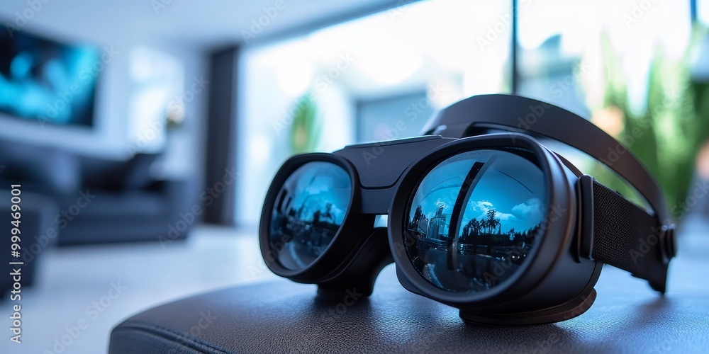 a hybrid VR/AR headset, using cutting-edge technology to enable both virtual and augmented reality experiences for immersive entertainment. a hybrid VR/AR headset, using cutting-edge technology to enable both virtual and augmented reality experiences for immersive entertainment.
