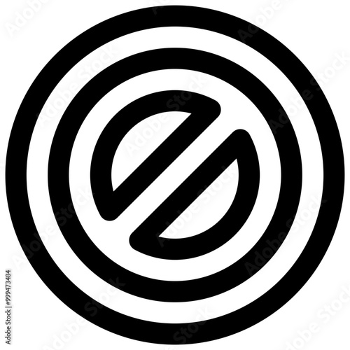 Block. Editable stroke vector icon.