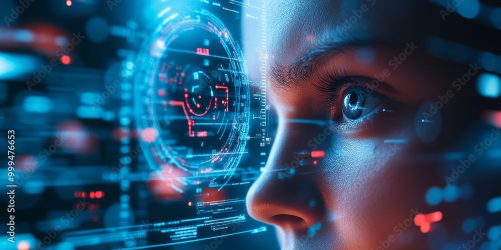 a researcher testing a novel concept in the lab, with digital data collection and real-time results driving innovation. a researcher testing a novel concept in the lab, with digital data collection and real-time results driving innovation.