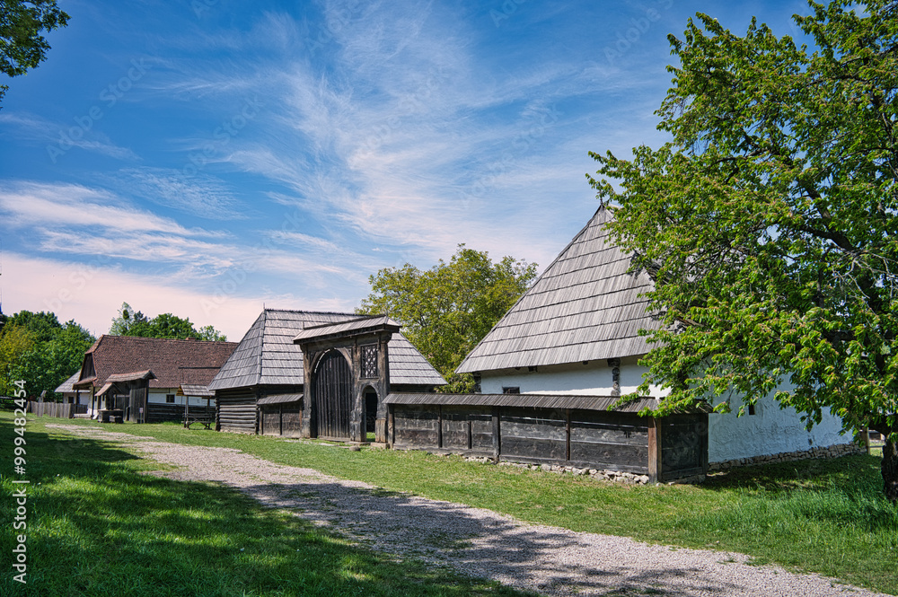 Old Rustic Landscape - Village Landscape Old Rustic Landscape - Village Landscape