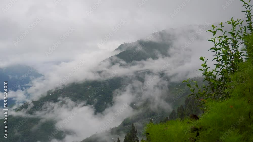 Monsoon Magic in the Hills: Clouds, Greenery, and Rain-Soaked Serenity Monsoon Magic in the Hills: Clouds, Greenery, and Rain-Soaked Serenity