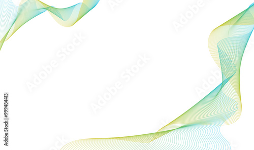 Curved line background illustration design with gradient colors