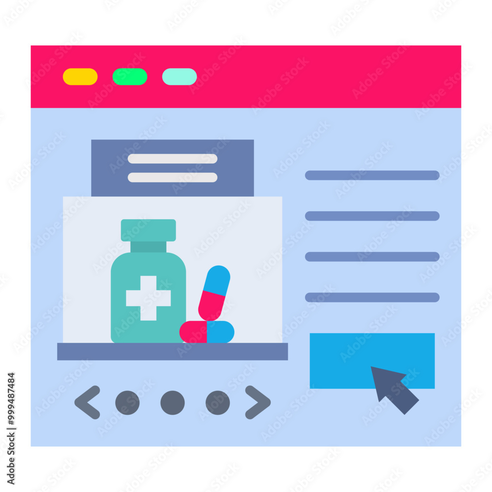 Online pharmacy Icon Online pharmacy Icon