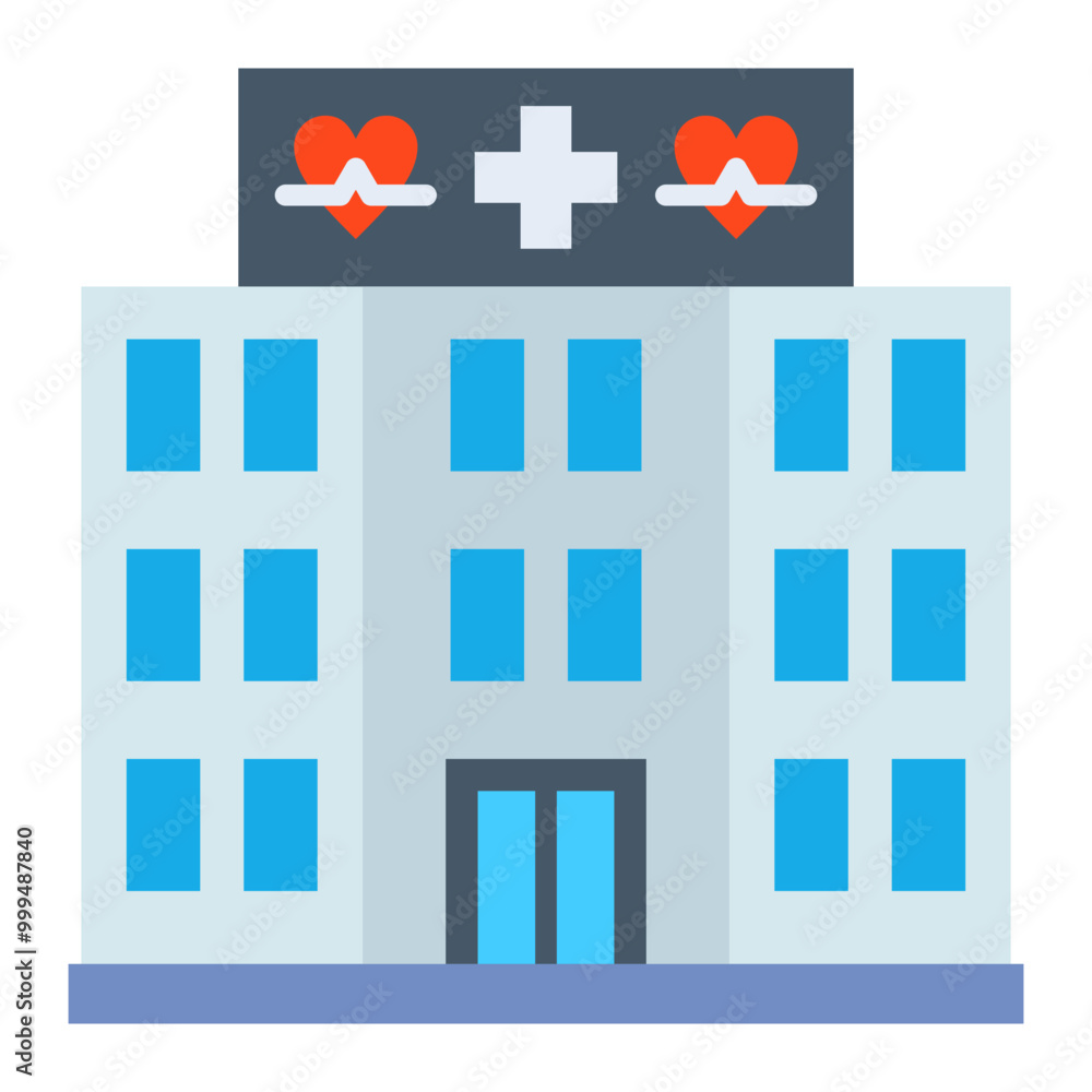 Obraz premium Hospital Icon