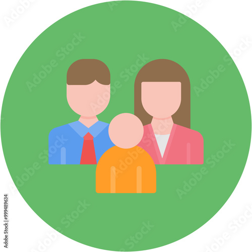Parents icon vector image. Can be used for Generation Gap.