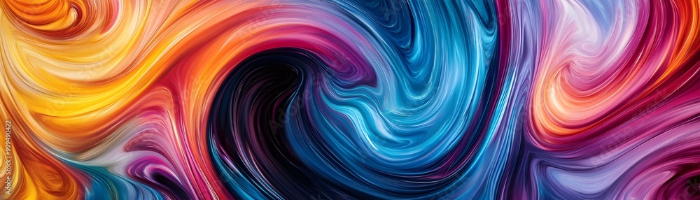 Abstract patterns of swirling, vibrant colors symbolizing freedom and joy, blending into a calm, serene background, like a visual daydream Abstract patterns of swirling, vibrant colors symbolizing freedom and joy, blending into a calm, serene background, like a visual daydream