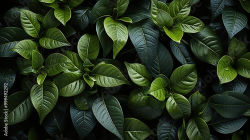 Wallpaper Mural Vibrant Nature Scene Showcasing Dark Green and Light Green Foliage Torontodigital.ca