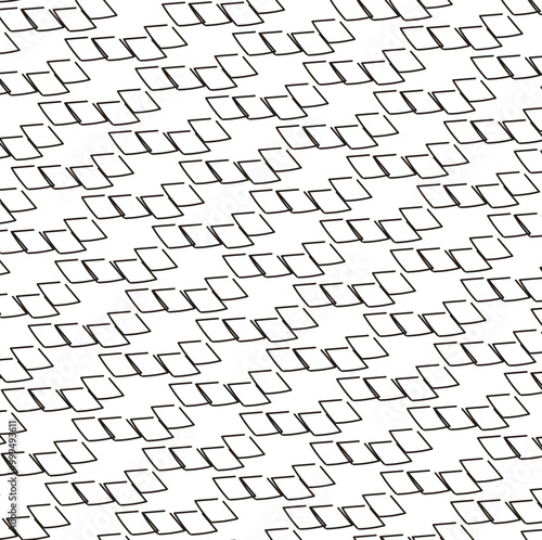 A cartoonish imitation of the scales of a dragon, dinosaur, or other animal with hard, rough skin.