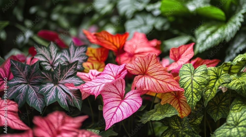 Colorful Tropical Leaves Colorful Tropical Leaves