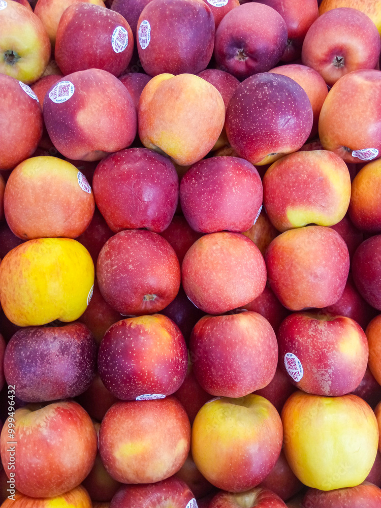 Surabaya Indonesia. August 14 2024. Fresh apples are sold in supermarkets Surabaya Indonesia. August 14 2024. Fresh apples are sold in supermarkets