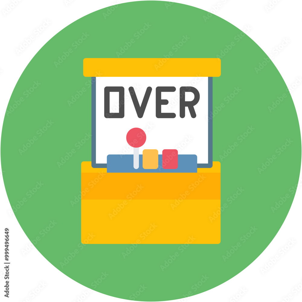 Arcade Game icon vector image. Can be used for Game Design.