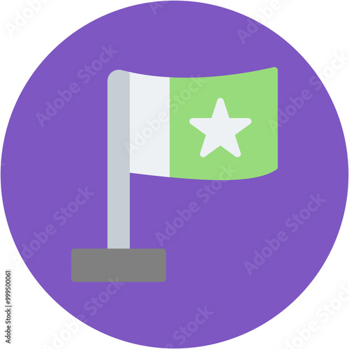 Flagship icon vector image. Can be used for Game Design.