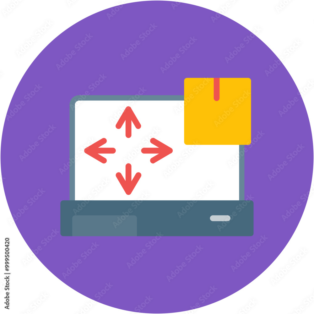 Online Distribution icon vector image. Can be used for Game Design. Online Distribution icon vector image. Can be used for Game Design.