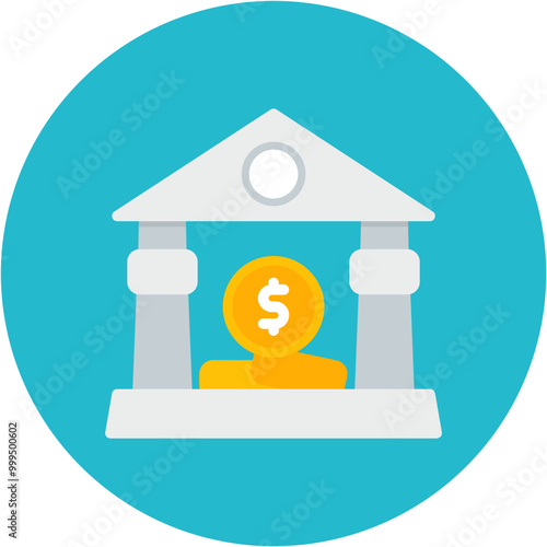 Banking Fees icon vector image. Can be used for Banking.