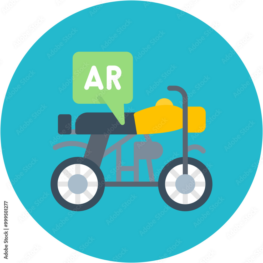 Ar Motorbike Riding icon vector image. Can be used for Augmented Reality. Ar Motorbike Riding icon vector image. Can be used for Augmented Reality.