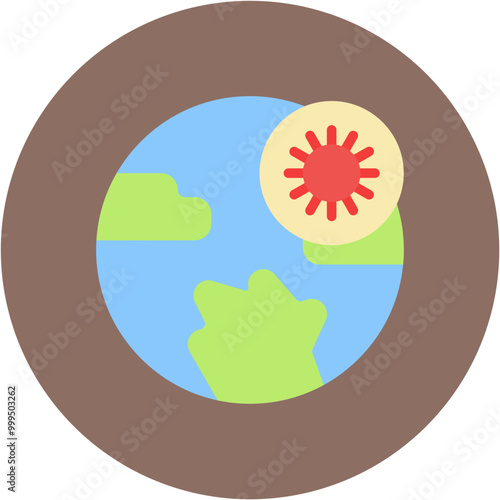 Epidemic Outbreak icon vector image. Can be used for Infectious Diseases.