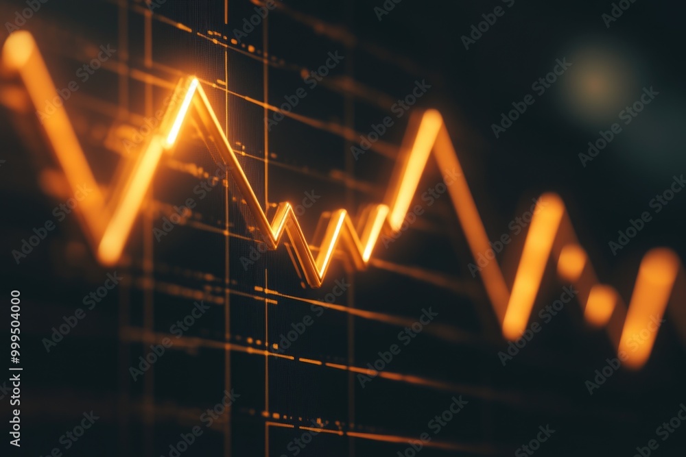 Obraz premium Computer Graph Close Up