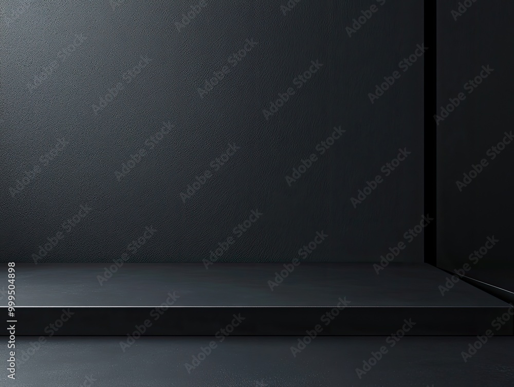 Copy space on a black background, sleek and modern for high-contrast advertisements Copy space on a black background, sleek and modern for high-contrast advertisements