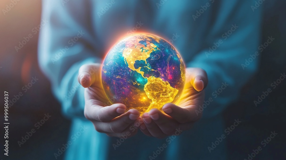 hands holding earth hands holding earth