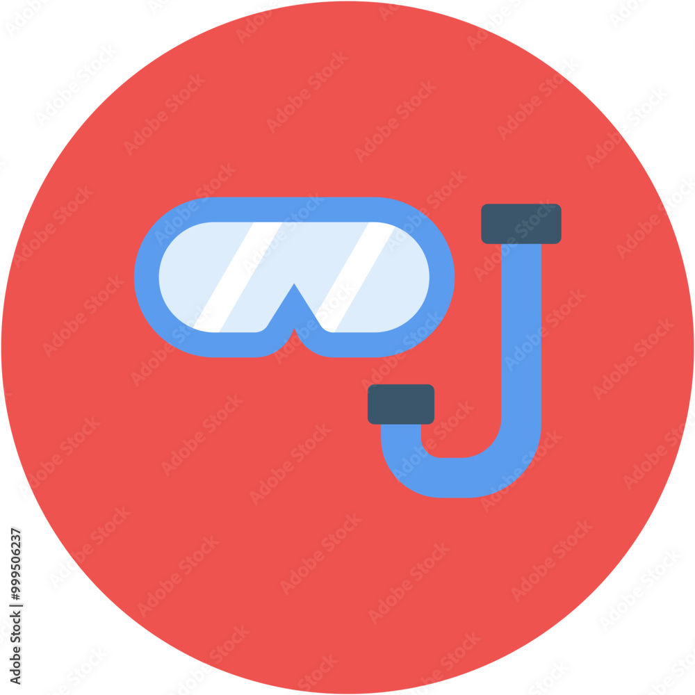 Diving Mask icon vector image. Can be used for Ocean. Diving Mask icon vector image. Can be used for Ocean.