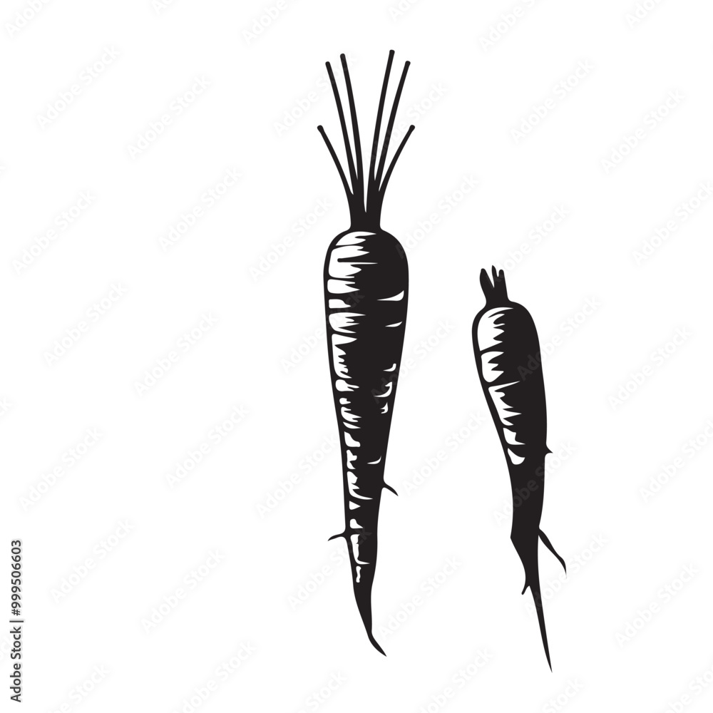 black carrot with long leaf icon ,carrot icon. Outline diet carrot vector icon for web design isolated on white background black carrot with long leaf icon ,carrot icon. Outline diet carrot vector icon for web design isolated on white background