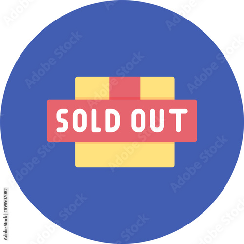 Out Of Stock Line Icon