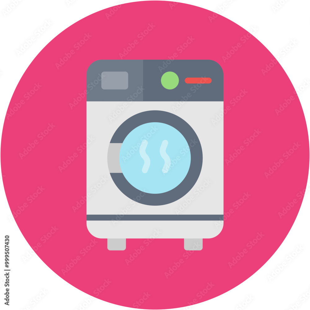 Drying Machine Line Icon Drying Machine Line Icon