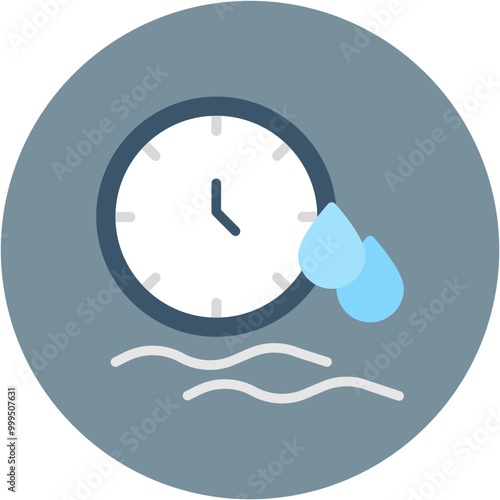 Quick Dry Line Icon