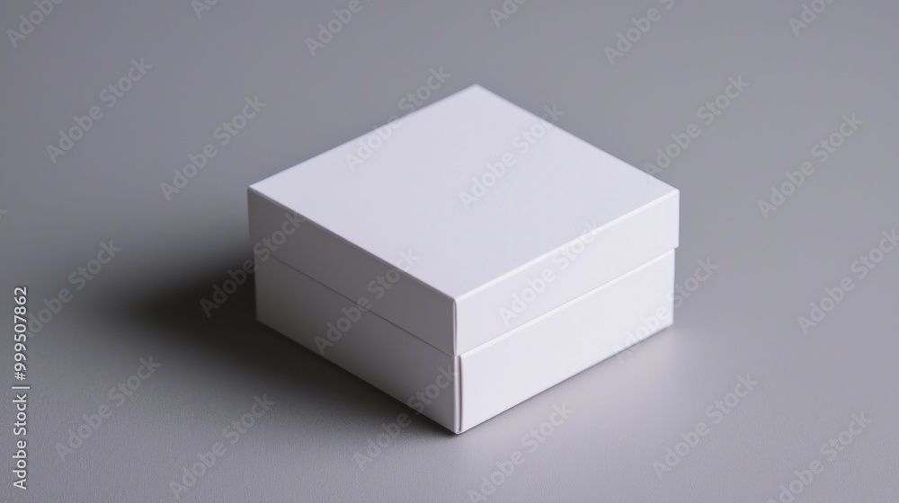 A minimalist white box on a gray surface, perfect for gifts or packaging, showcasing simple elegance and versatility. A minimalist white box on a gray surface, perfect for gifts or packaging, showcasing simple elegance and versatility.