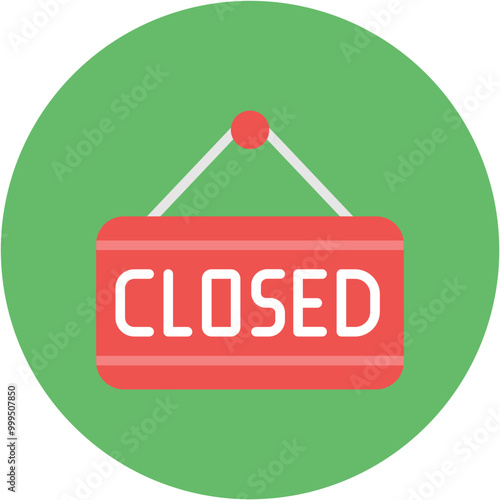Closed Tag icon vector image. Can be used for Supermarket.