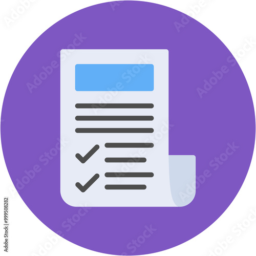 Shopping List icon vector image. Can be used for Supermarket.