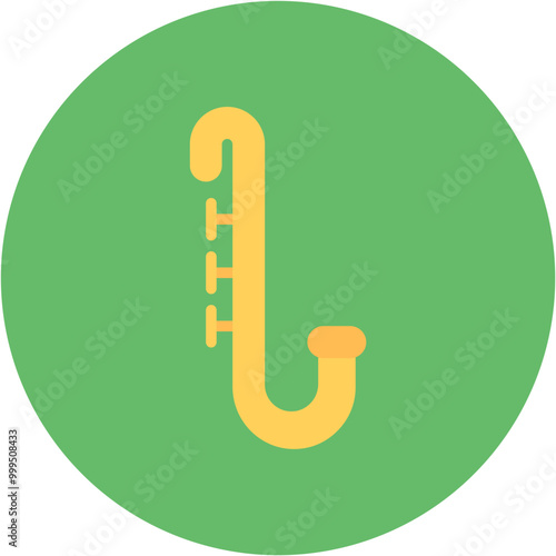 Blues icon vector image. Can be used for Instrument.