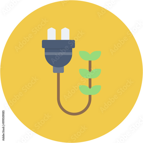 Biomass Line Icon