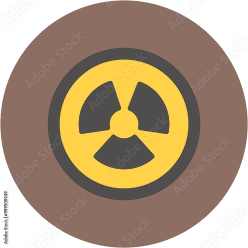Radiation Line Icon